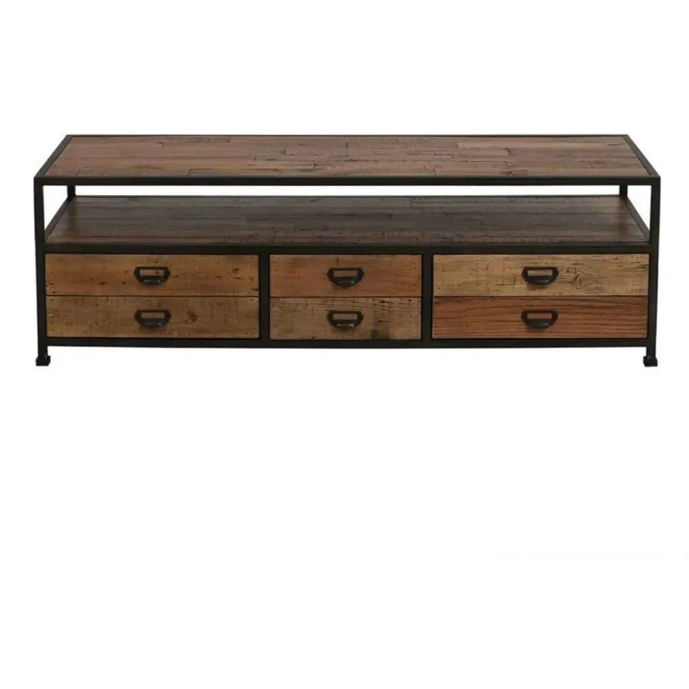 Illustration numéro 2 du produit Meuble tv en bois marron