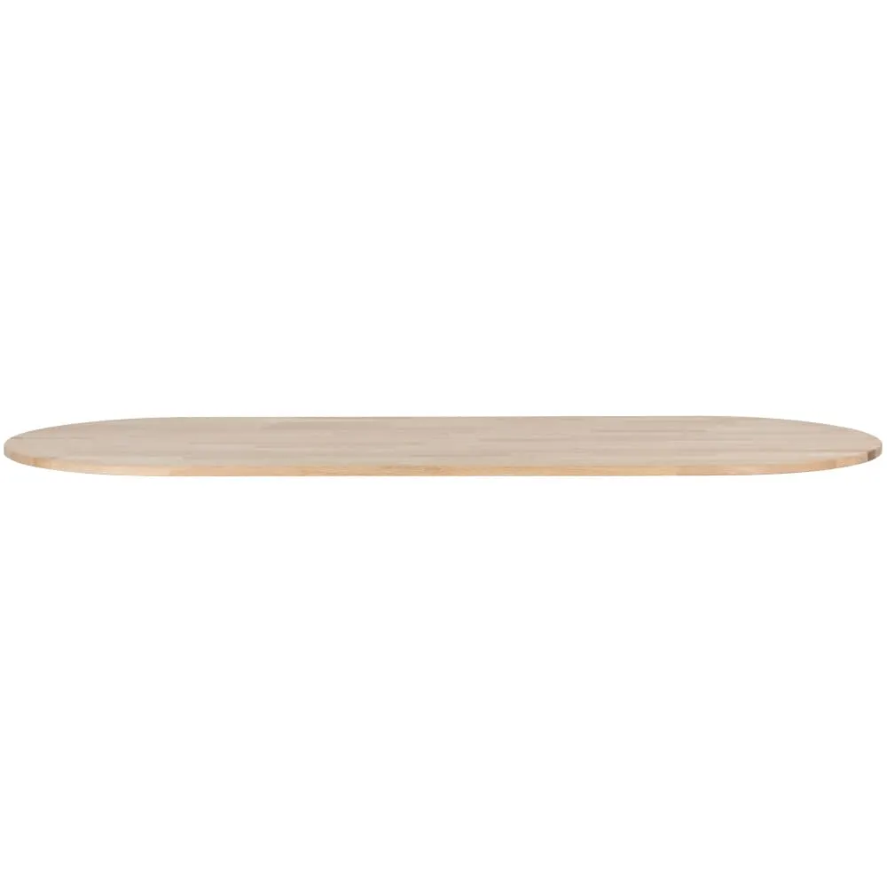 Illustration numéro 2 du produit Table à manger ovale en chêne 6 personnes naturel