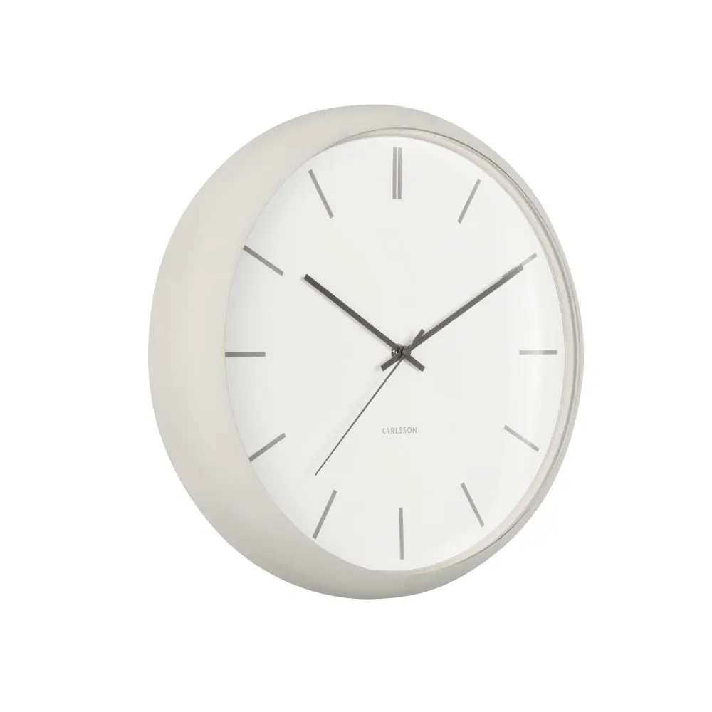 Illustration numéro 2 du produit Horloge murale fer gris ø40cm
