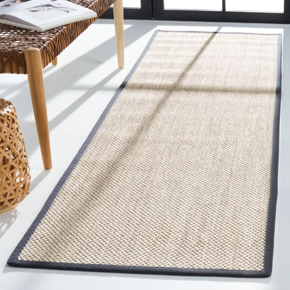 Illustration numéro 2 du produit Tapis sisal marbre/gris foncé 76 x 244 cm