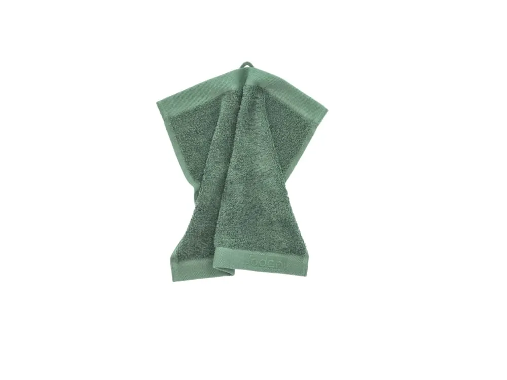 Illustration numéro 2 du produit Serviette d'invité en coton vert bleu 30x30cm