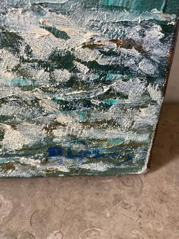 Illustration numéro 2 du produit Bateau voguant signé Gervais