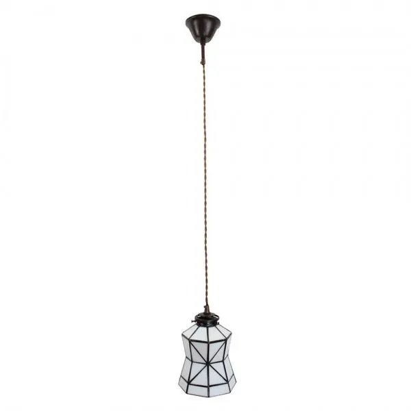 Illustration numéro 2 du produit Lampe à suspension Tiffany à boucle