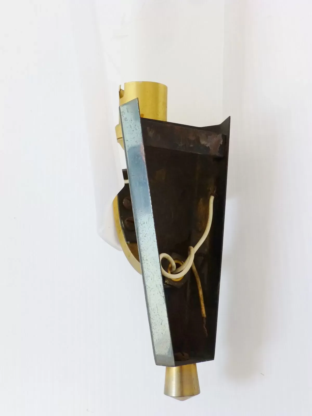 Illustration numéro 2 du produit Applique typique 1950 plexiglas aux rameaux vintage 50's