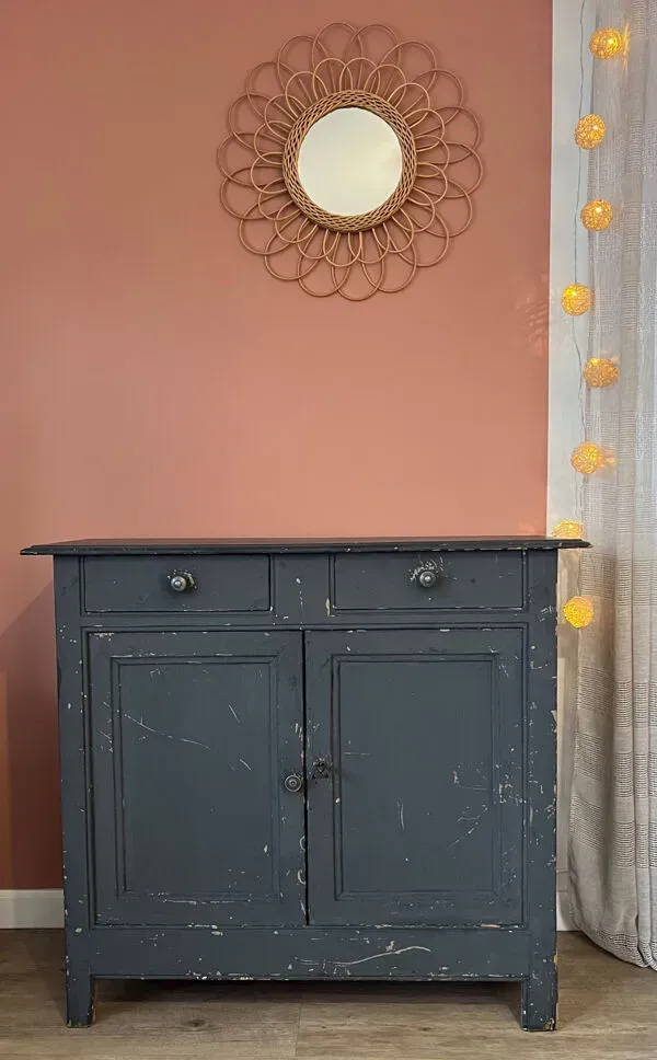 Illustration numéro 2 du produit Buffet parisien gris bleu ardoise