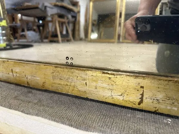 Illustration numéro 2 du produit Miroir Louis Philippe argent 133x  98