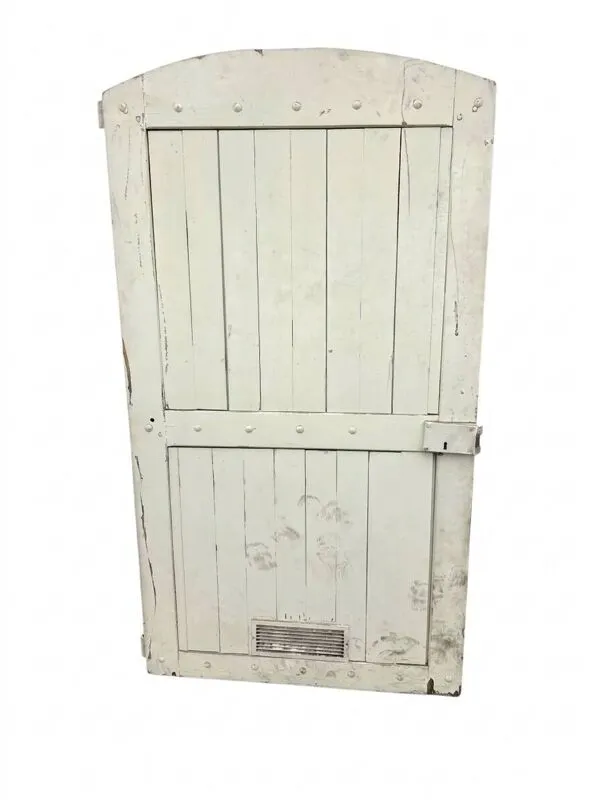 Illustration numéro 2 du produit Porte de grange en chêne massif du XIXè