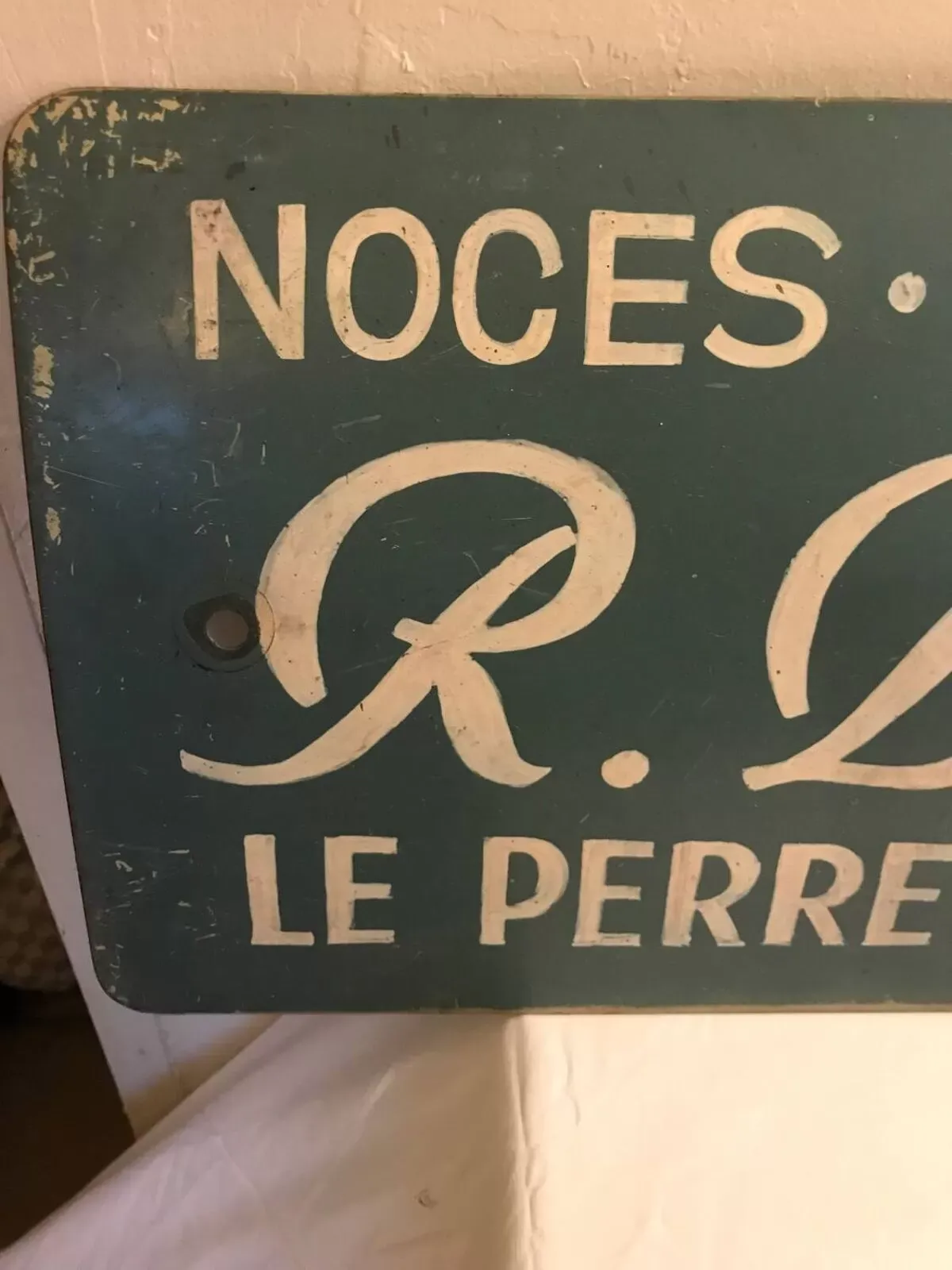 Illustration numéro 2 du produit Tôle peinte publicitaire automobilia