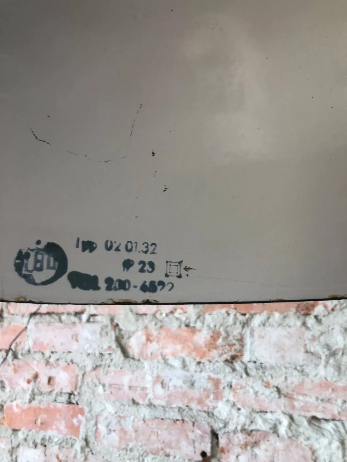 Illustration numéro 2 du produit Suspension vintage industriel EHS2/S, années 1950