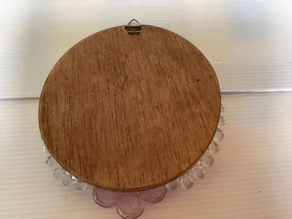 Illustration numéro 2 du produit Petit miroir fleurs Murano