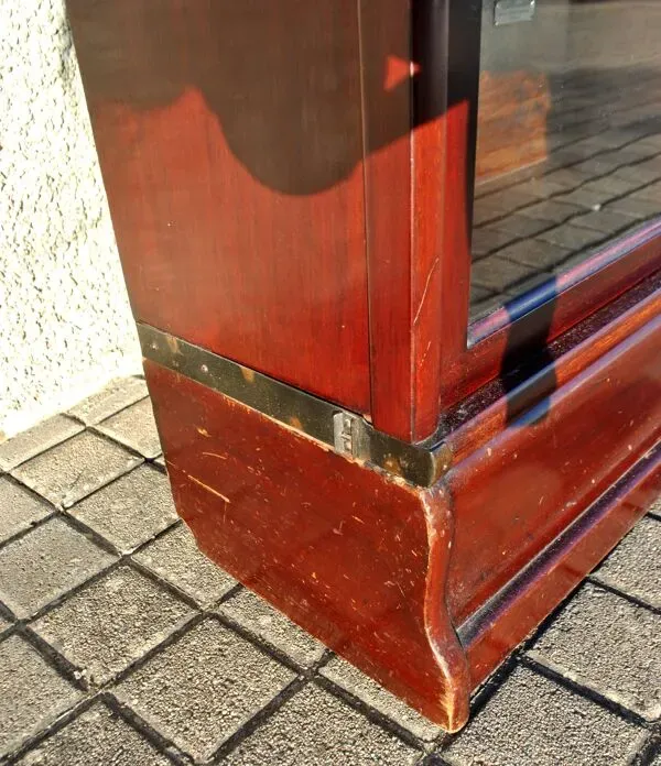 Illustration numéro 2 du produit Bibliothèque vitrée en Acajou THE GLOBE WERNICKE LONDON 1900 meuble métier