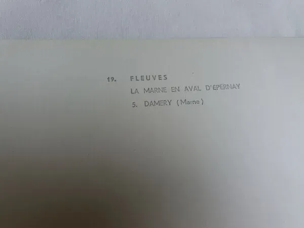 Illustration numéro 2 du produit Photographie aérienne LaPie 1958 La Marne en aval d'Epernay Damery