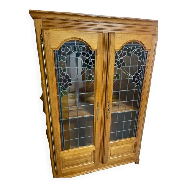 Illustration numéro 2 du produit Vaisselier / vitrine chene massif