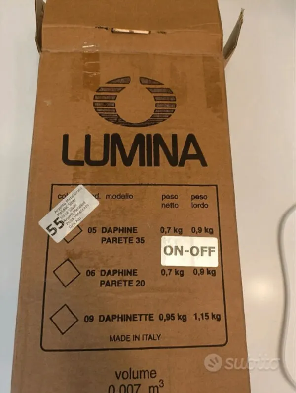 Illustration numéro 2 du produit Lampe Daphinette Lumina - Tommaso Cimini - Design Italien Vintage