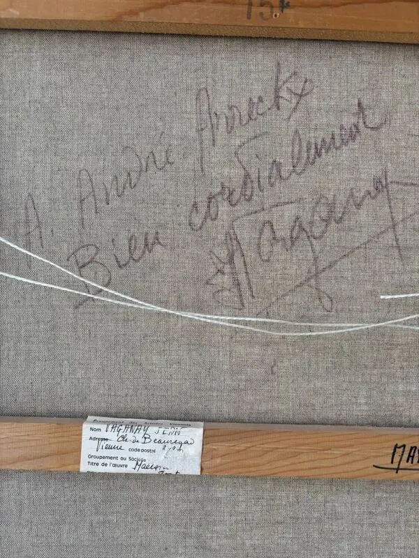 Illustration numéro 2 du produit Rose abstraite signée