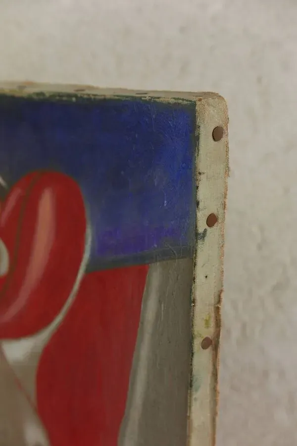 Illustration numéro 2 du produit Tableau ''Nue Cubiste'', huile sur toile signée Gleyse