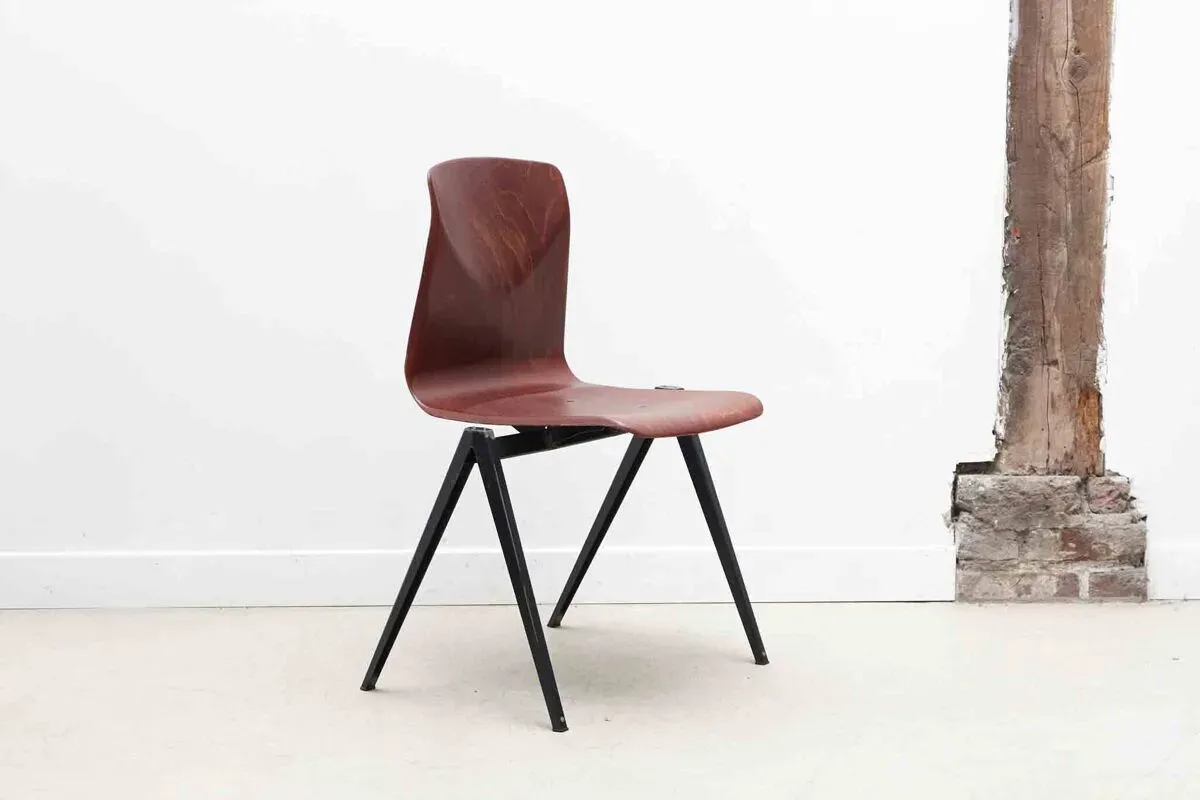 Illustration numéro 2 du produit Chasie vintage Galvanitas S22 acajou et noir