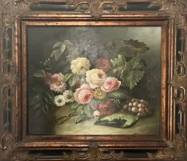 Illustration numéro 2 du produit Reynols, Ecole Française Nature Morte Aux Fleurs Début XXème