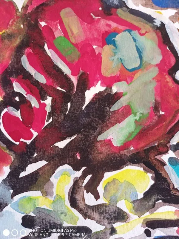 Illustration numéro 2 du produit pierre Lacroux (1909- 1993) Gouache sur papier 24 x 32 cm - de 1989 - (314)