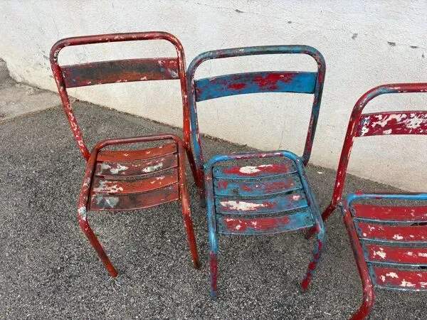 Illustration numéro 2 du produit Set de 4 chaises tolix T1