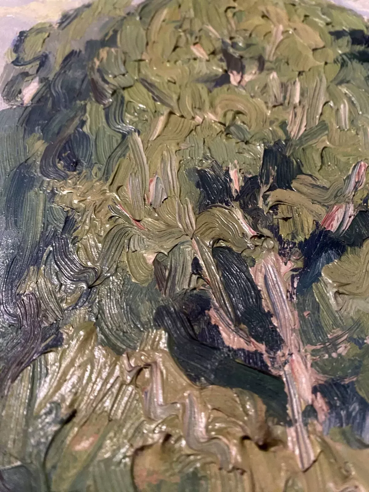 Illustration numéro 2 du produit Tableau HST ''La Ballade'' par Marcel GAULT (1899-1989) peintre Franc-Comtois