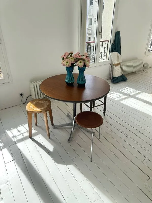 Illustration numéro 2 du produit Table ronde Eames pour Herman Miller / Vitra – années 70