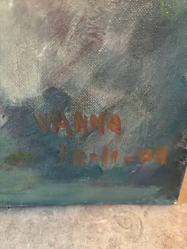 Illustration numéro 2 du produit Paysage signé Vanna