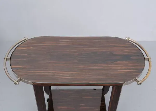 Illustration numéro 2 du produit Desserte de service Art Déco en bois de Coromandel 1930