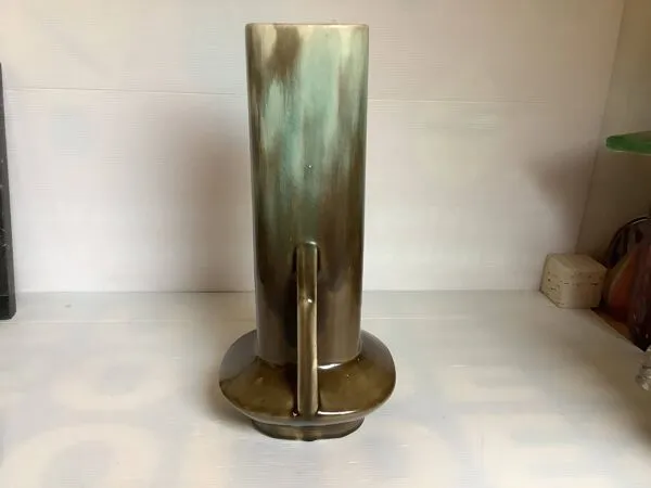 Illustration numéro 2 du produit Grand vase céramique flammée art nouveau