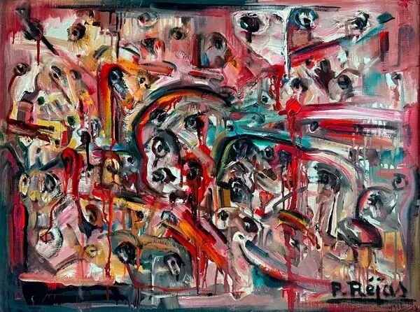 Illustration numéro 2 du produit Regards'' par Pablo Rejas 1972