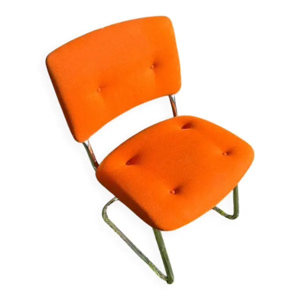 Illustration numéro 2 du produit Lot de chaises - fauteuils Strafor Steelcase - orange