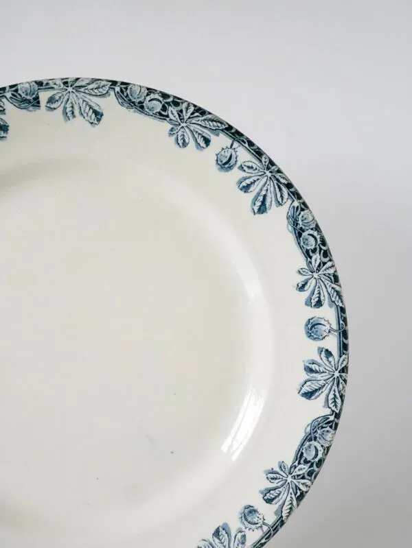 Illustration numéro 2 du produit grand plat rond en Terre de Fer, modèle ''Savoie'', XIXème