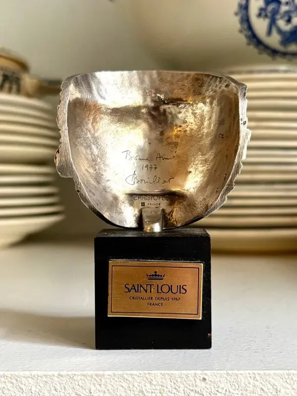 Illustration numéro 2 du produit Sculpture en métal argenté signée Igor Mitoraj pour Christofle, 1977