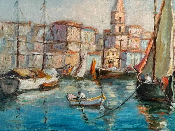 Illustration numéro 2 du produit Port du sud de la France signé