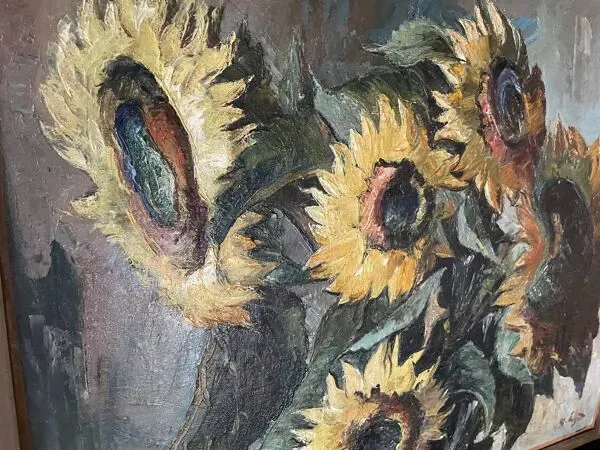 Illustration numéro 2 du produit Les tournesols ”Huile sur toile signée