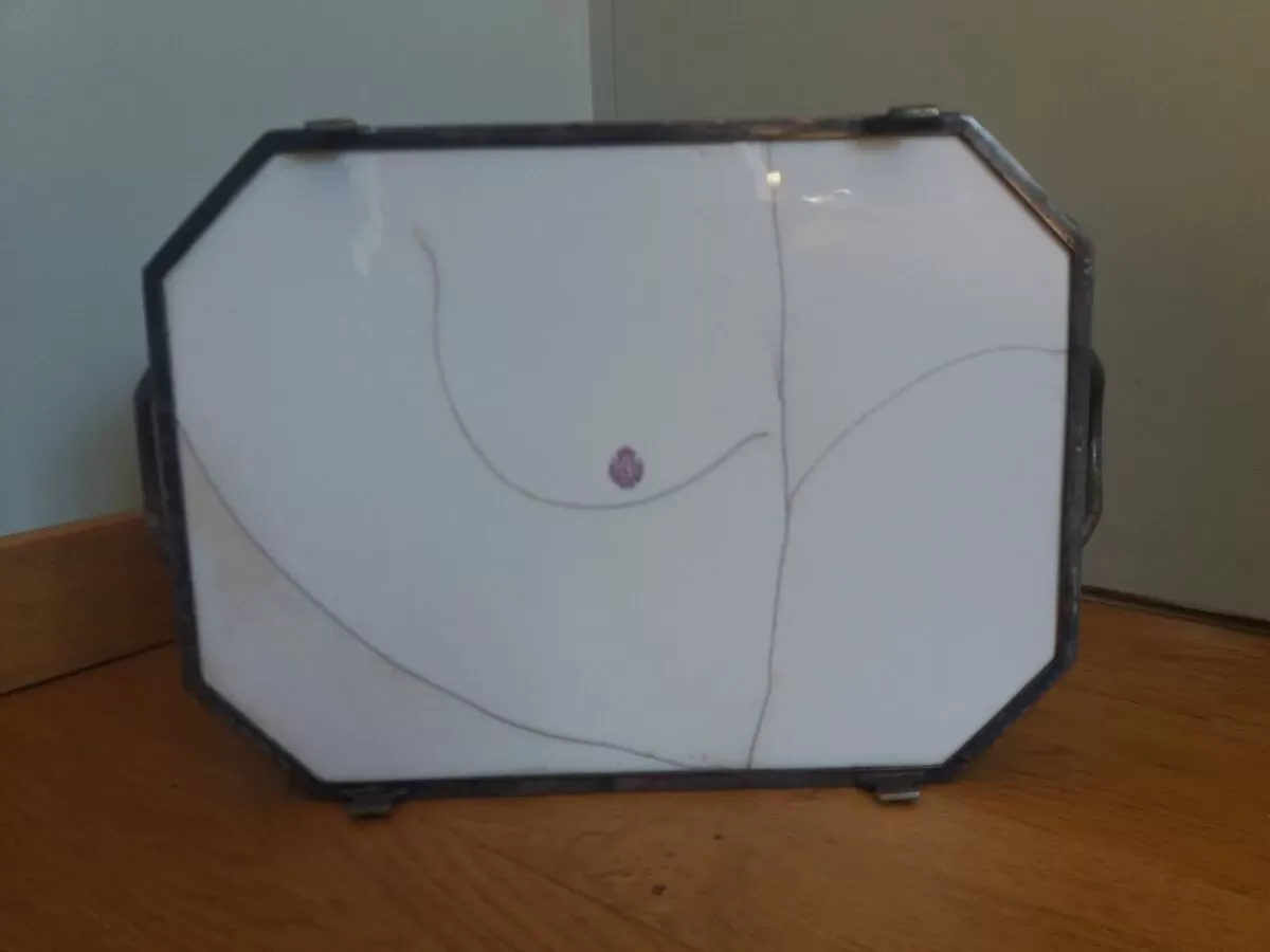 Illustration numéro 2 du produit Plateau anglais Kirby Beard and Co et Royal Worcester 1911 Art Déco