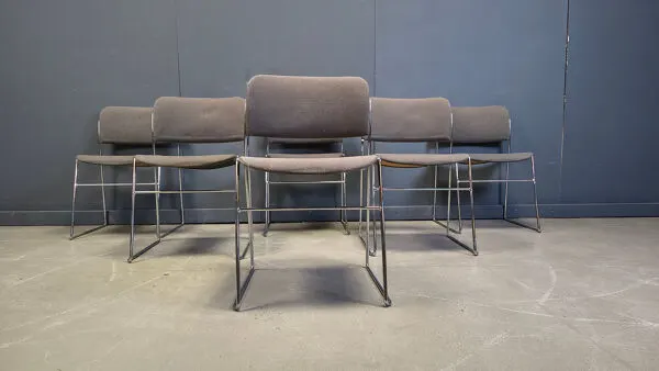 Illustration numéro 2 du produit Chaises 40/4 de David Rowland pour Seid International, années 1970.