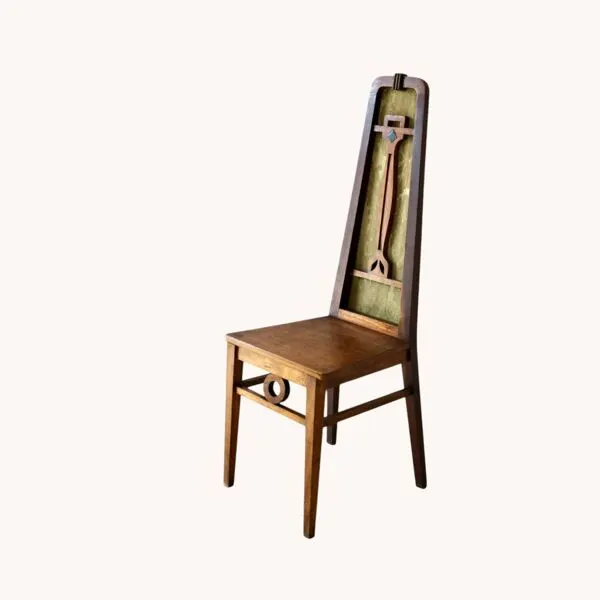 Illustration numéro 2 du produit 4 Chaises art&craft, Angleterre, fin19eme.