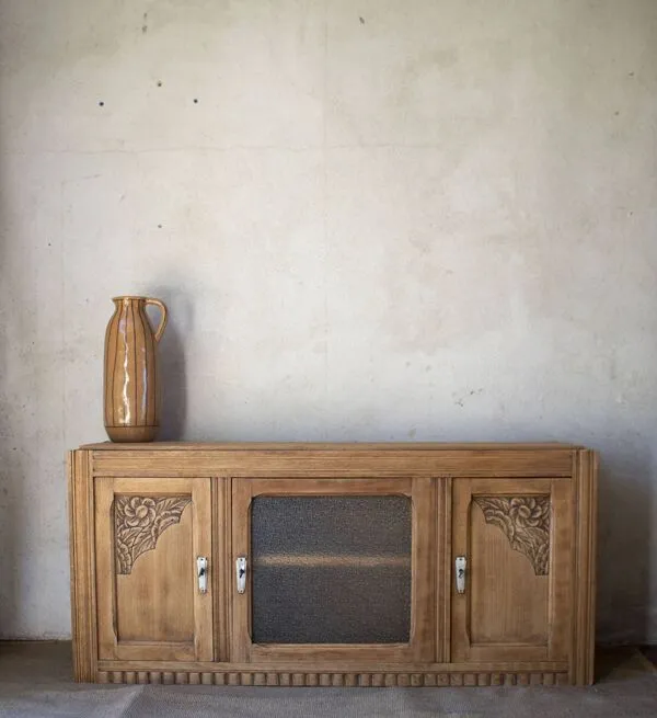 Illustration numéro 2 du produit buffet bas enfilade chene massif art déco