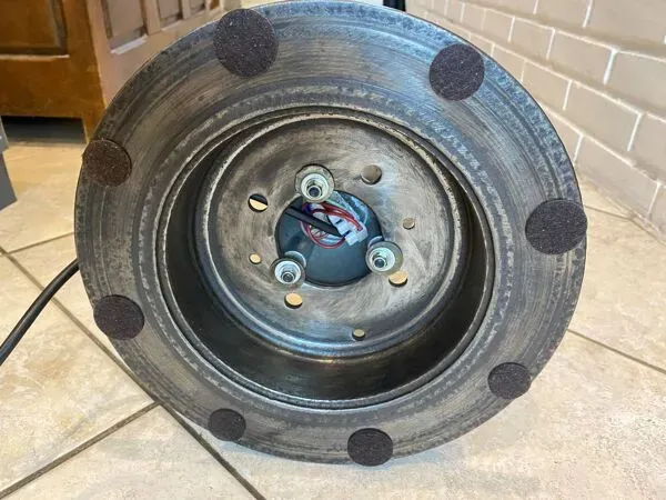 Illustration numéro 2 du produit Lampe Lampadaire jielde Jieldé 5 bras de 40cm graphite industriel vintage