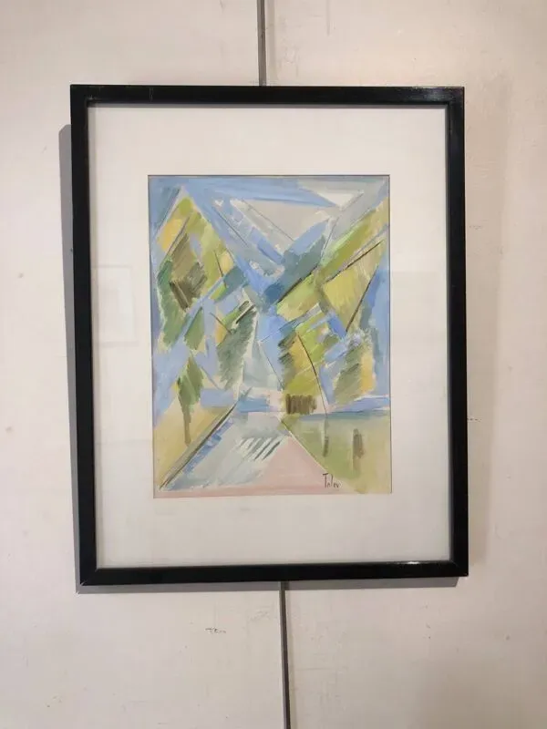 Illustration numéro 2 du produit Œuvre abstraite signée Tolev