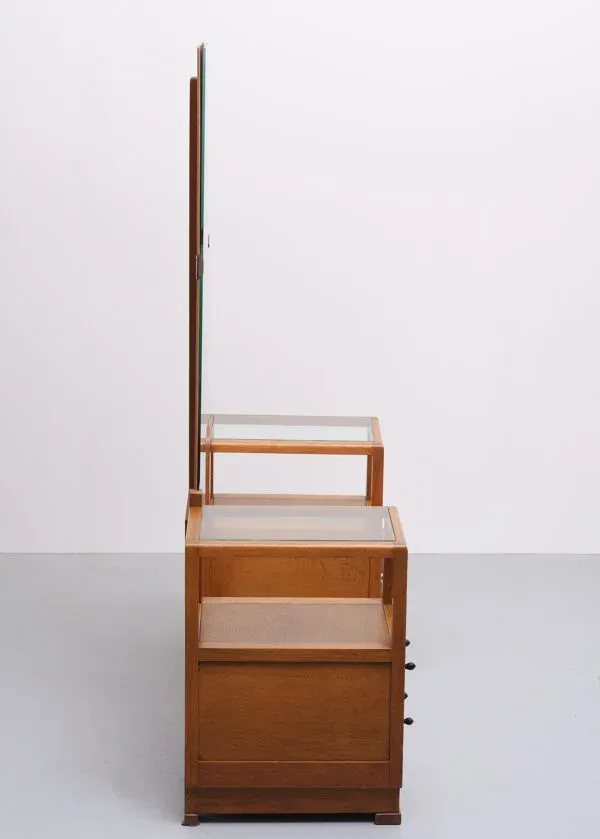 Illustration numéro 2 du produit Coiffeuse art déco chêne 1925 hollande