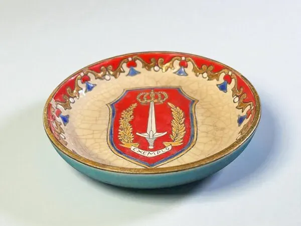 Illustration numéro 2 du produit Vide-poche, coupelle en émaux de Longwy, XXème s.