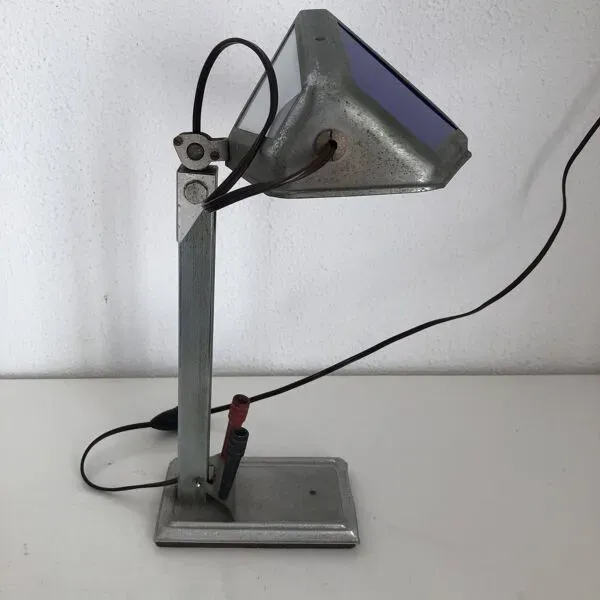 Illustration numéro 2 du produit Grande lampe vintage 1920 Pirouett Art Déco bureau - 50 cm