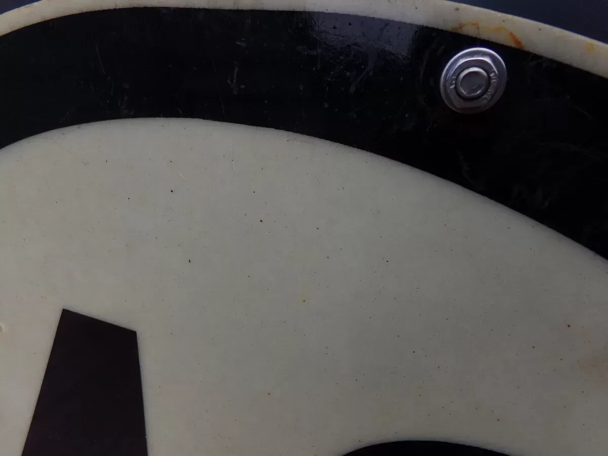 Illustration numéro 2 du produit Plaque limitation déco industrielle