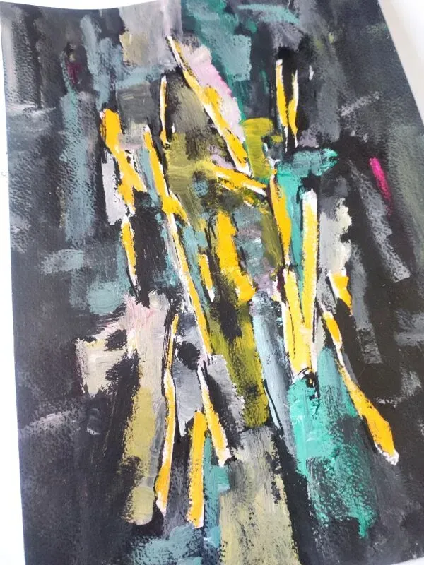 Illustration numéro 2 du produit Peinture abstraite acrylique