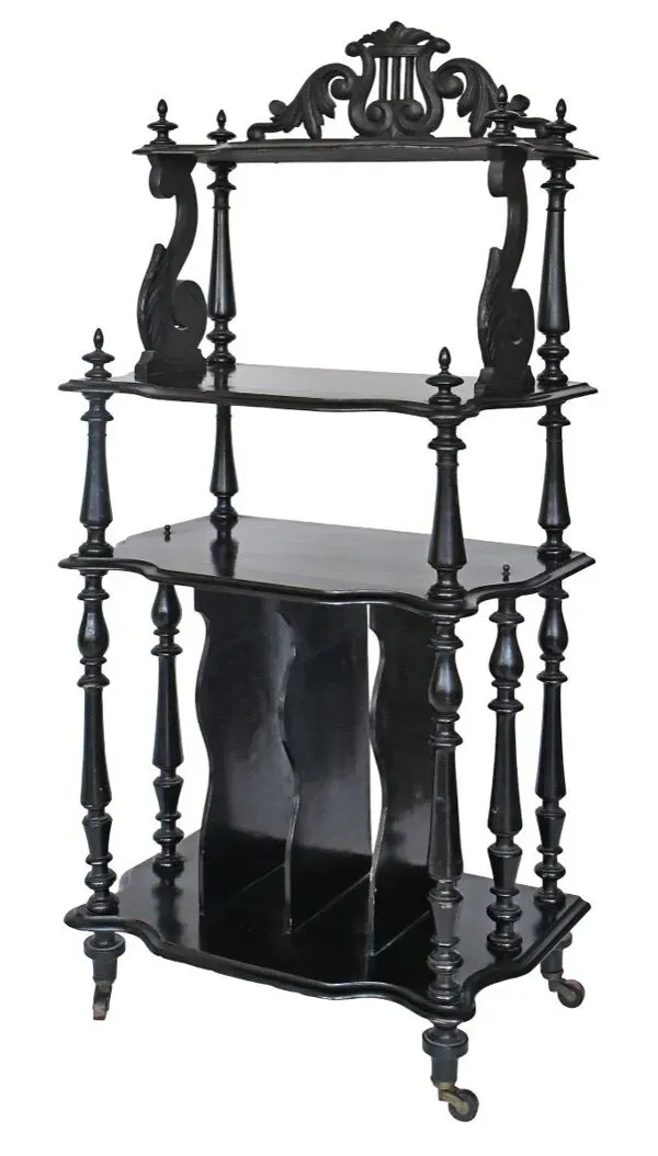 Illustration numéro 2 du produit Meuble à musique ou meuble à partitions style Napoléon III