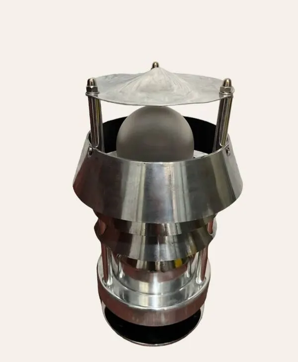 Illustration numéro 2 du produit Lampe industrielle en chrome