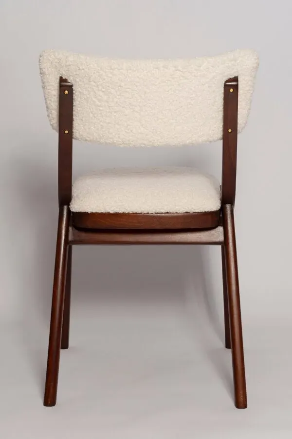 Illustration numéro 2 du produit Chaise Bouclé crème clair, Pologne, années 1960