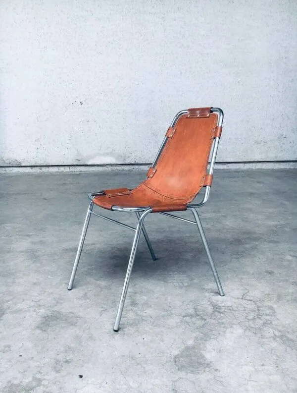 Illustration numéro 2 du produit Italian Les Arcs Dining Chairs by Charlotte Perriand, 1960s, Set of 4